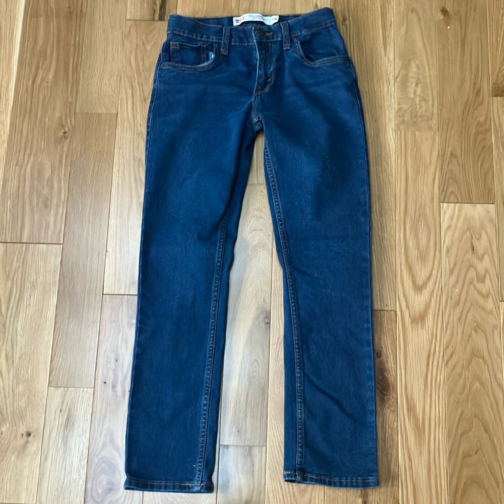 Levi's Dark Blue Straight Jeans for kids size 14